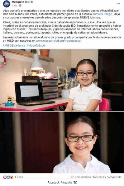 sabervivermais.com - Menina de 6 anos fala 9 idiomas e ainda ensina &agrave; m&atilde;e: "Repito at&eacute; que ela aprenda".