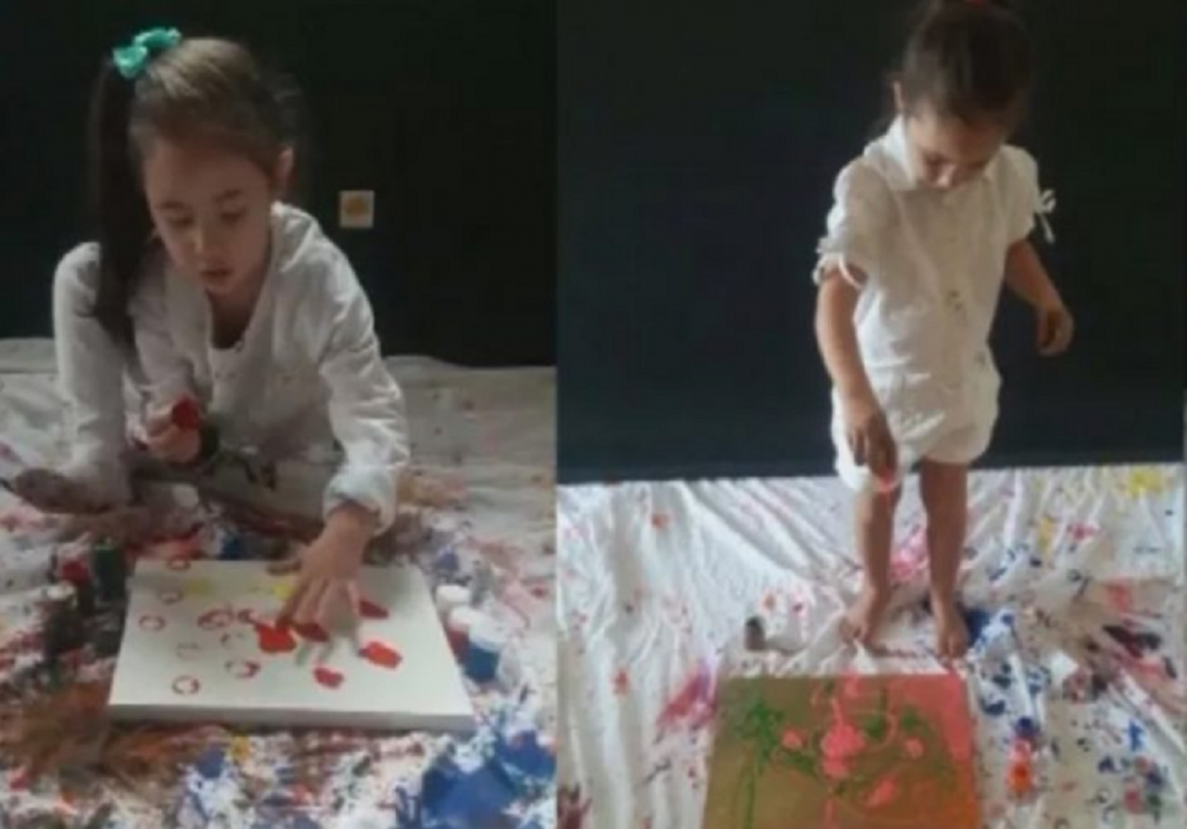 Com 4 anos de idade, Pintora brasileira mirim é convidada para expor sua obra no Louvre