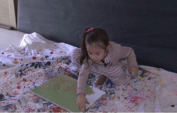 sabervivermais.com - Com 4 anos de idade, Pintora brasileira mirim &eacute; convidada para expor sua obra no Louvre