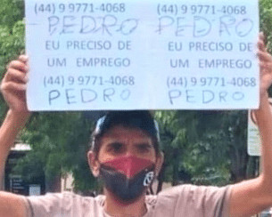 sabervivermais.com - "Hoje voc&ecirc; n&atilde;o vai voltar ao sem&aacute;foro": uma mulher contratou um homem que procurava trabalho na rua com uma placa