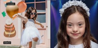 Francesca Rausi, a modelo de seis anos com síndrome de Down que quebra estigmas