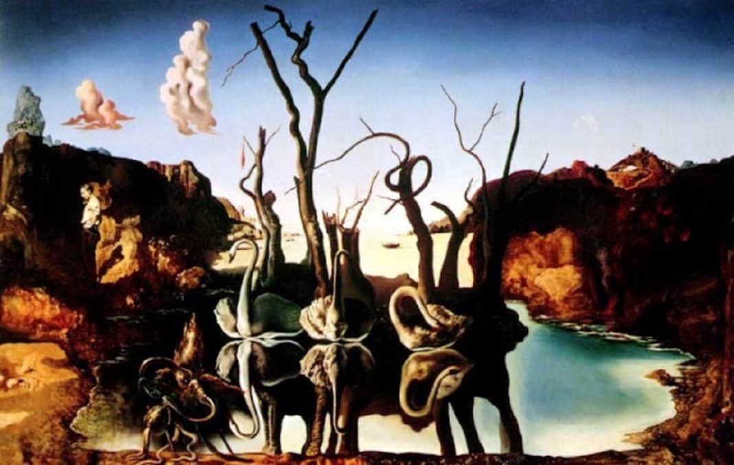 Ilusões de ótica nas pinturas de Salvador Dali