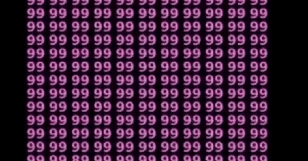 Apenas 2% das pessoas conseguem encontrar o 89 na imagem em menos de sete segundos