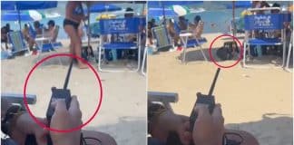 Turista argentino explica uso de bloqueador contra caixa de som na praia: ‘Falta de respeito em locais públicos'”