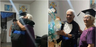 Vovô vira sensação nas redes após formatura emocionante