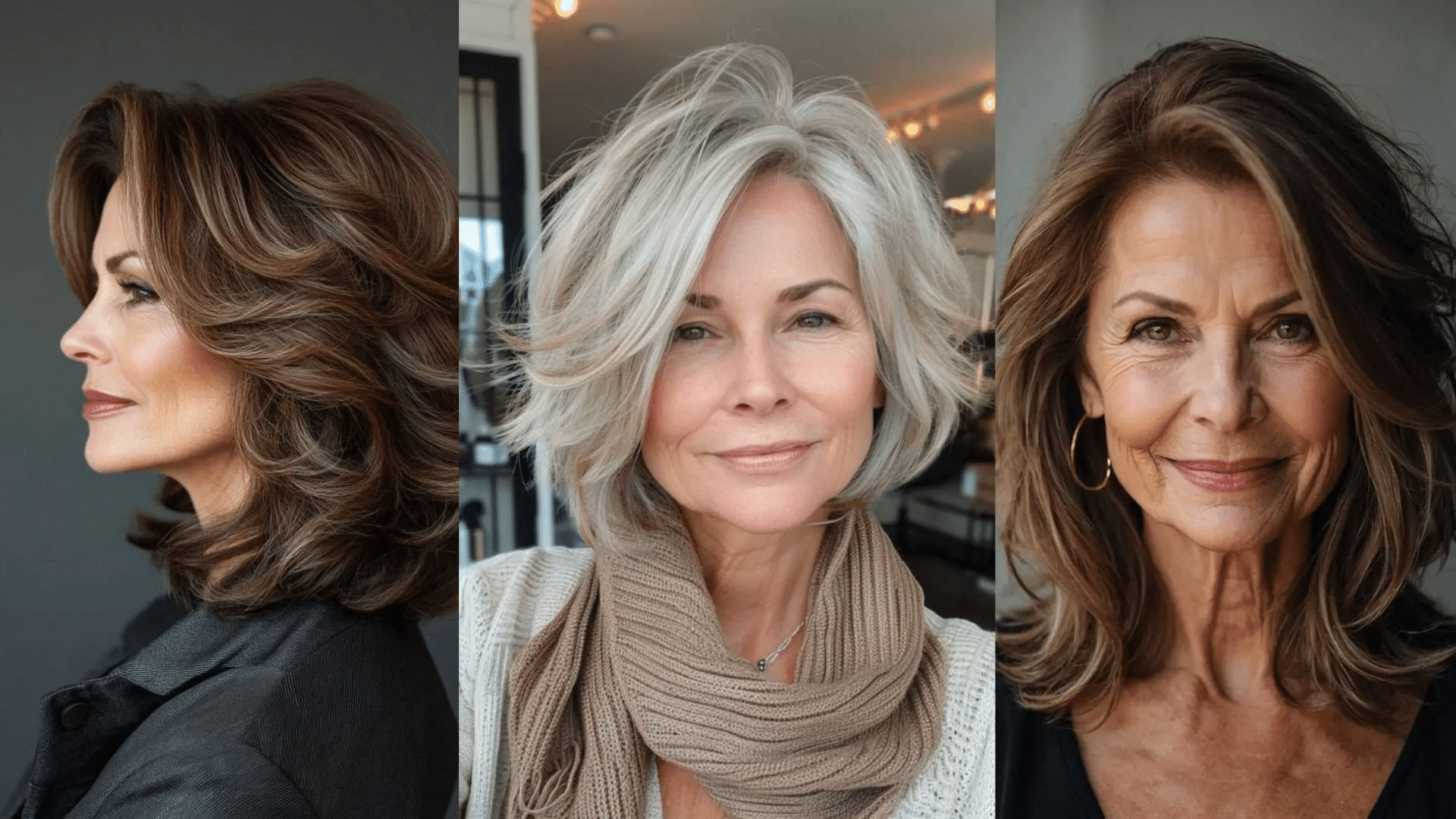 sabervivermais.com - 7 Cortes de Cabelo que Est&atilde;o Fazendo Mulheres  50+ Parecerem 10 Anos Mais Jovens