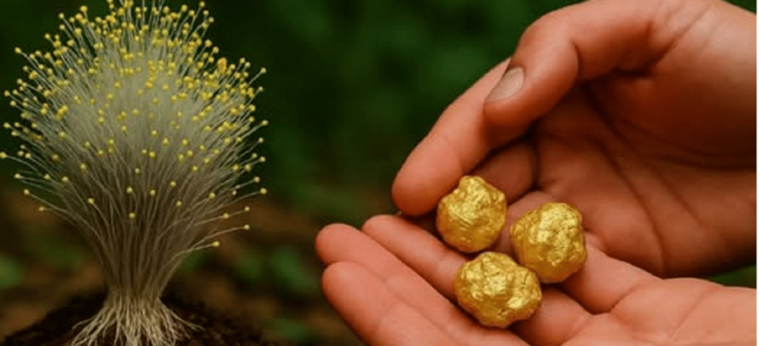 Fungo que “defeca” ouro 24k puro: a alquimia da natureza!