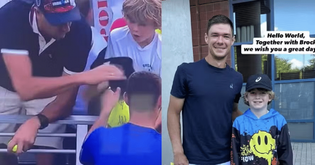 Justiça no tênis: Majchrzak reencontra menino que teve boné ‘roubado’ por CEO milionário no US Open”