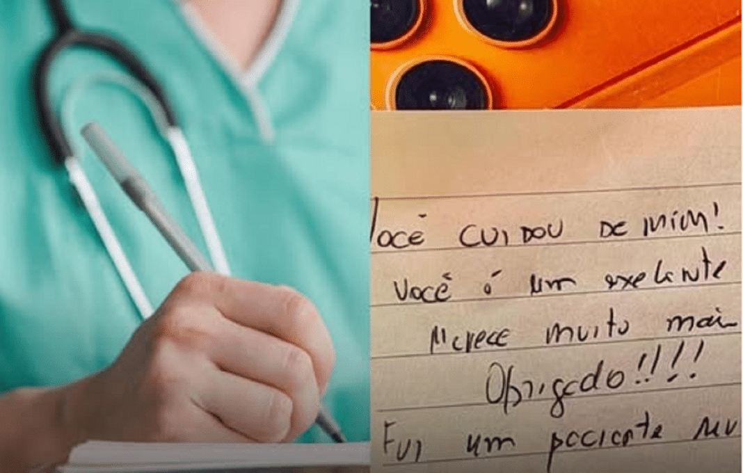 enf Enfermeiro recebe presente misterioso de paciente e história emociona o Brasil