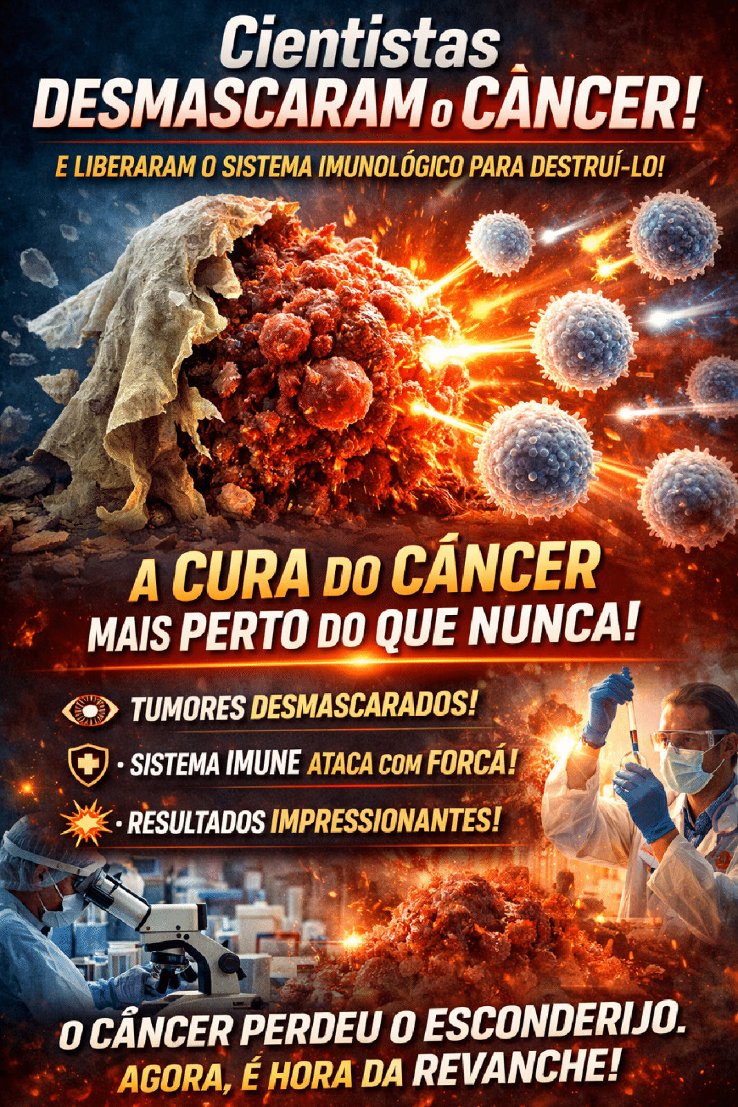 Cientistas “desmascaram” o câncer e dão passo histórico que pode mudar a medicina para sempre