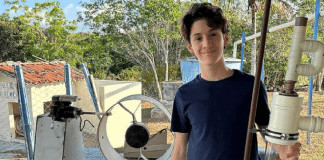 Aos 14 anos, estudante cria bomba d’água movida a vento e pode levar água a comunidades do Nordeste