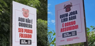 Prefeitura de Palmital causa polêmica ao usar humor ácido contra descarte de lixo — campanha divide opiniões e viraliza