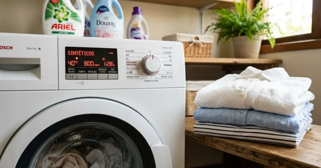 Esse botão da máquina de lavar parece simples — mas pode mudar completamente suas roupas!